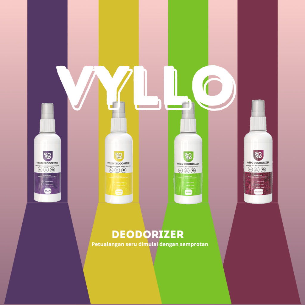 VYLLO Parfum Penghilang bau dan bakteri   Tahan Lama Original 100% Non Alkohol Wangi Yang Disukai un