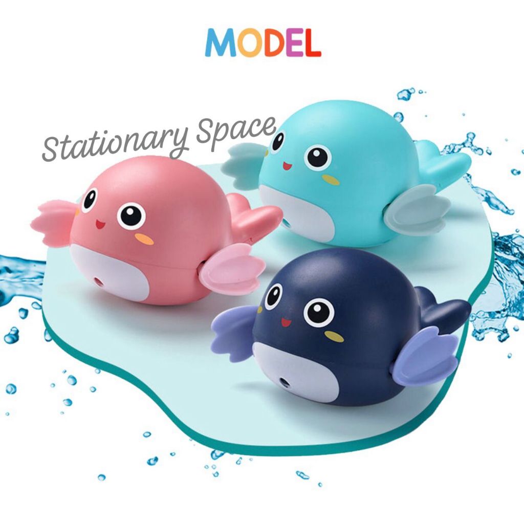 Mainan Mandi Bayi Anak Berenang dlam Air KuraKura Kepiting Kodok Bebek Lumba