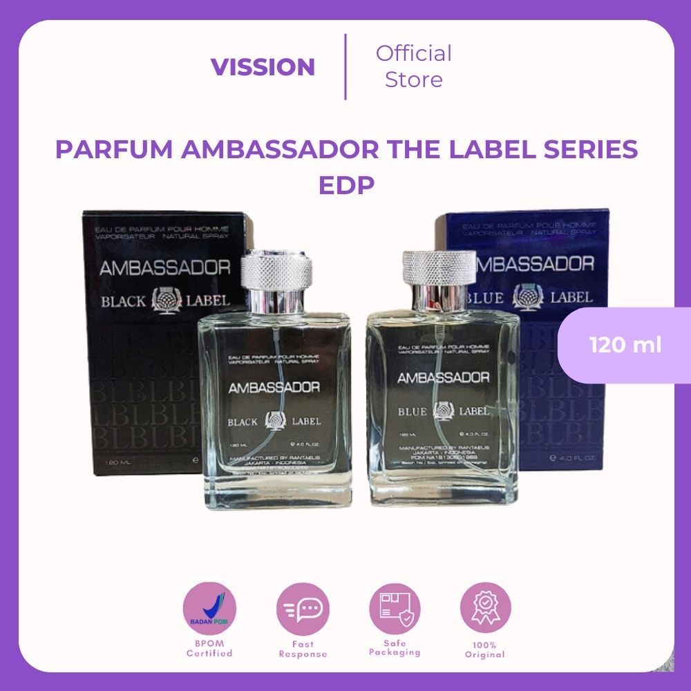 ✿ VISSION ✿ PARFUM PRIA ORIGINAL AMBASSADOR/AMBASADOR 120 ML - BLACK/BLUE LABEL SERIES