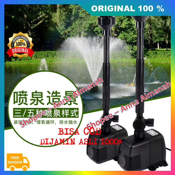 Pompa Air Mancur Kolam Mesin Pompa Air Mancur Kolam Ikan 3 Model Kepala Air Mancur