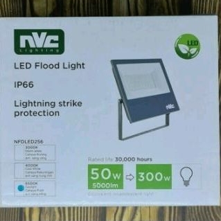 Floodlight LED / Lampu Sorot 50 Watt Cahaya Putih NVC