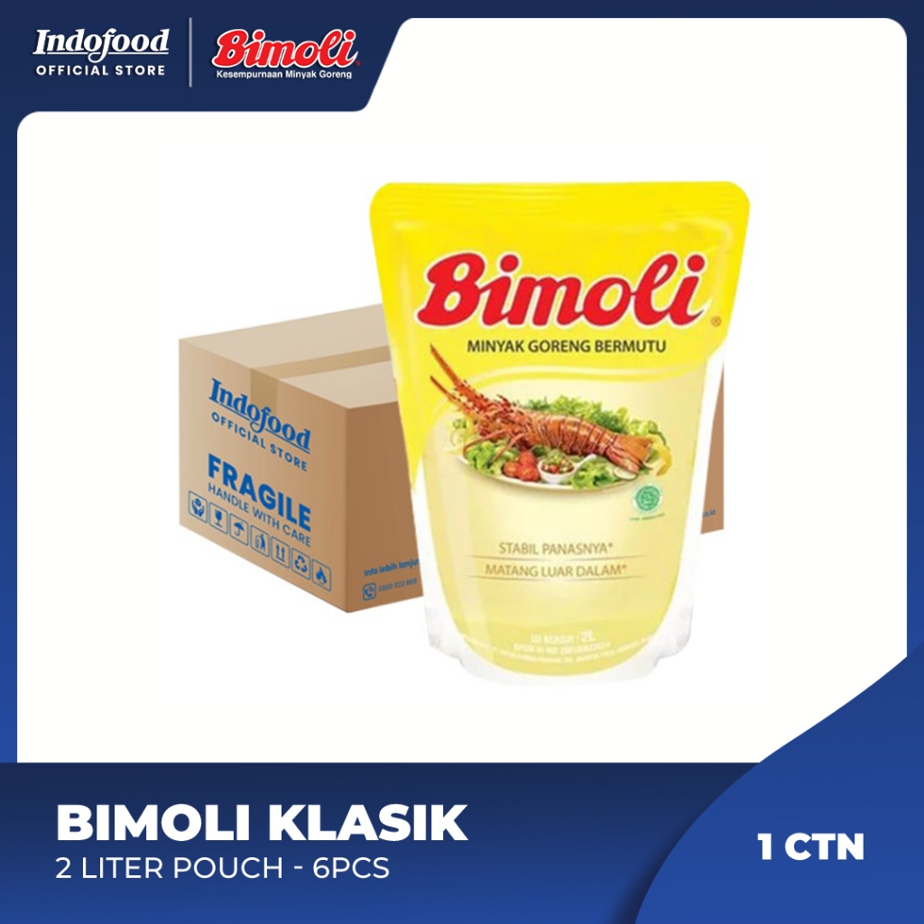 

1 ctn - Bimoli Klasik 2 Liter Pouch