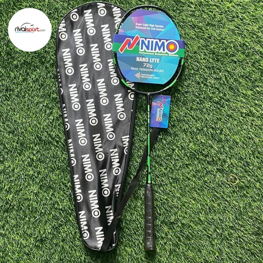 Raket Nimo Badminton NANO LYTE 200 (Free Senar Grip Tas)