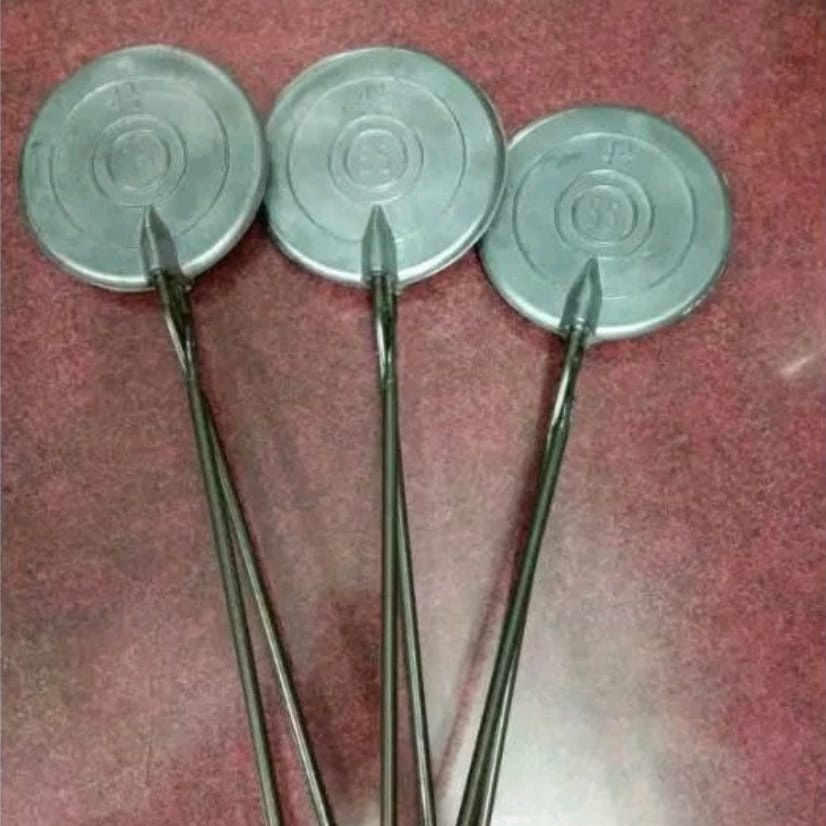 Cetakan Kue Semprong Bulat Manual Aluminium 4.5" Egg Roll Pastry Maker