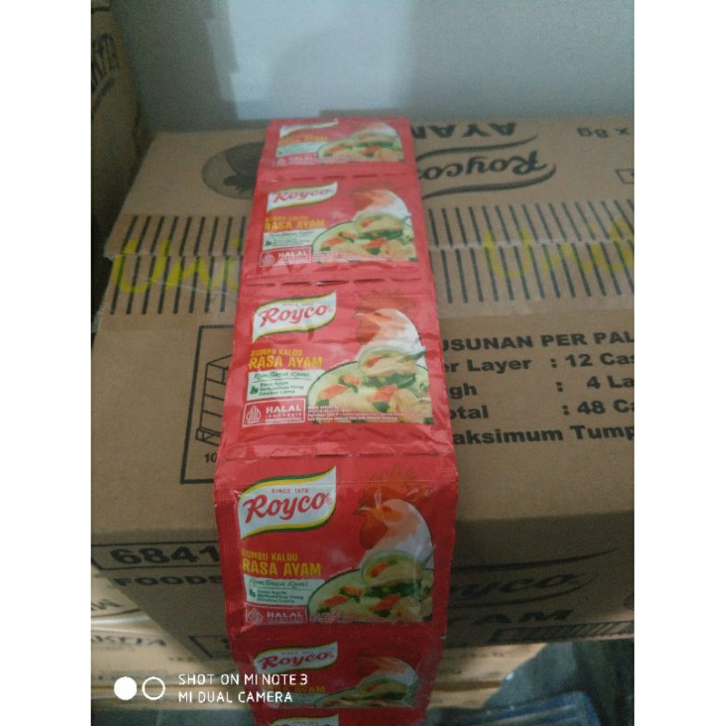 

Royco ayam 1 renceng isi 12 sachet