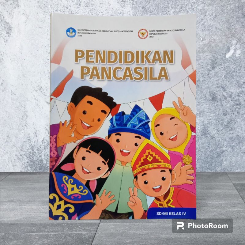 Buku Pendidikan Pancasila kelas 4 SD,MI kurikulum merdeka 2023 (BPIP)