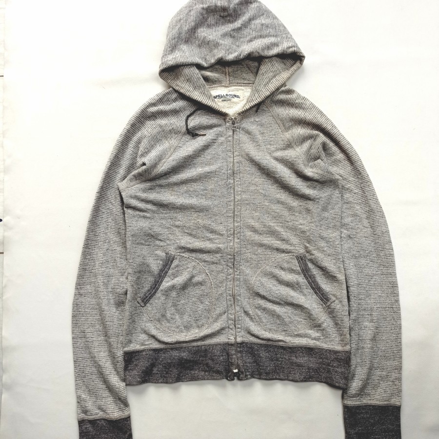 jaket spellbound japan stripes zip hoodie kapital 45rpm pureblue sacai