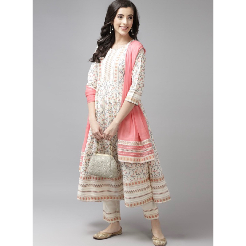 (Pre-Order) Cream Kurta Set