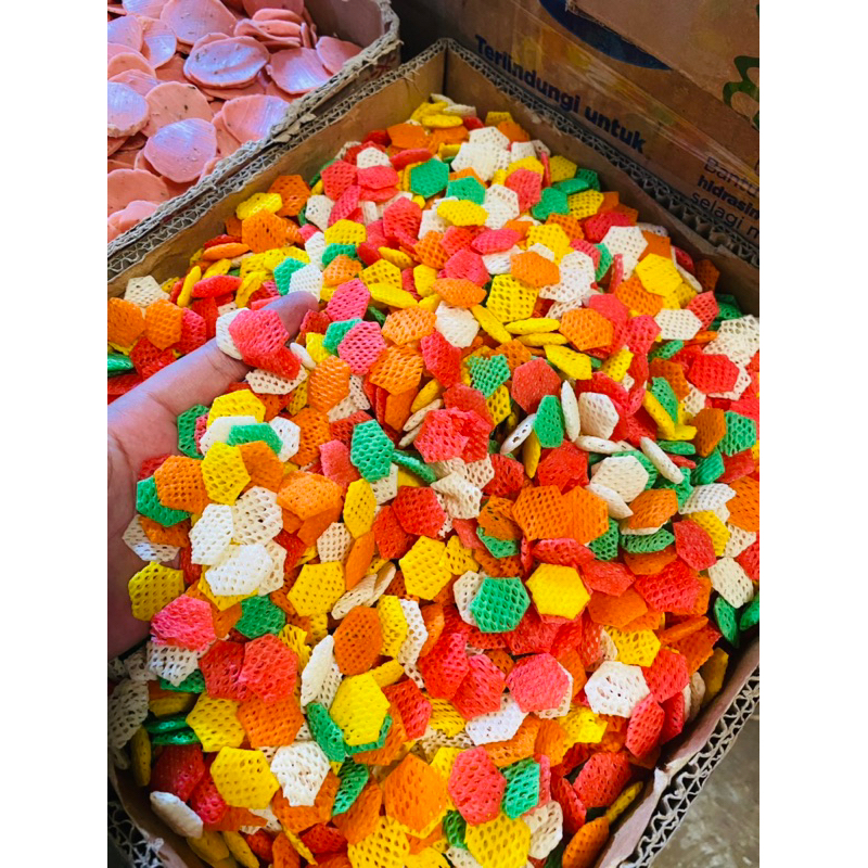 

Kerupuk Udang Taro warna