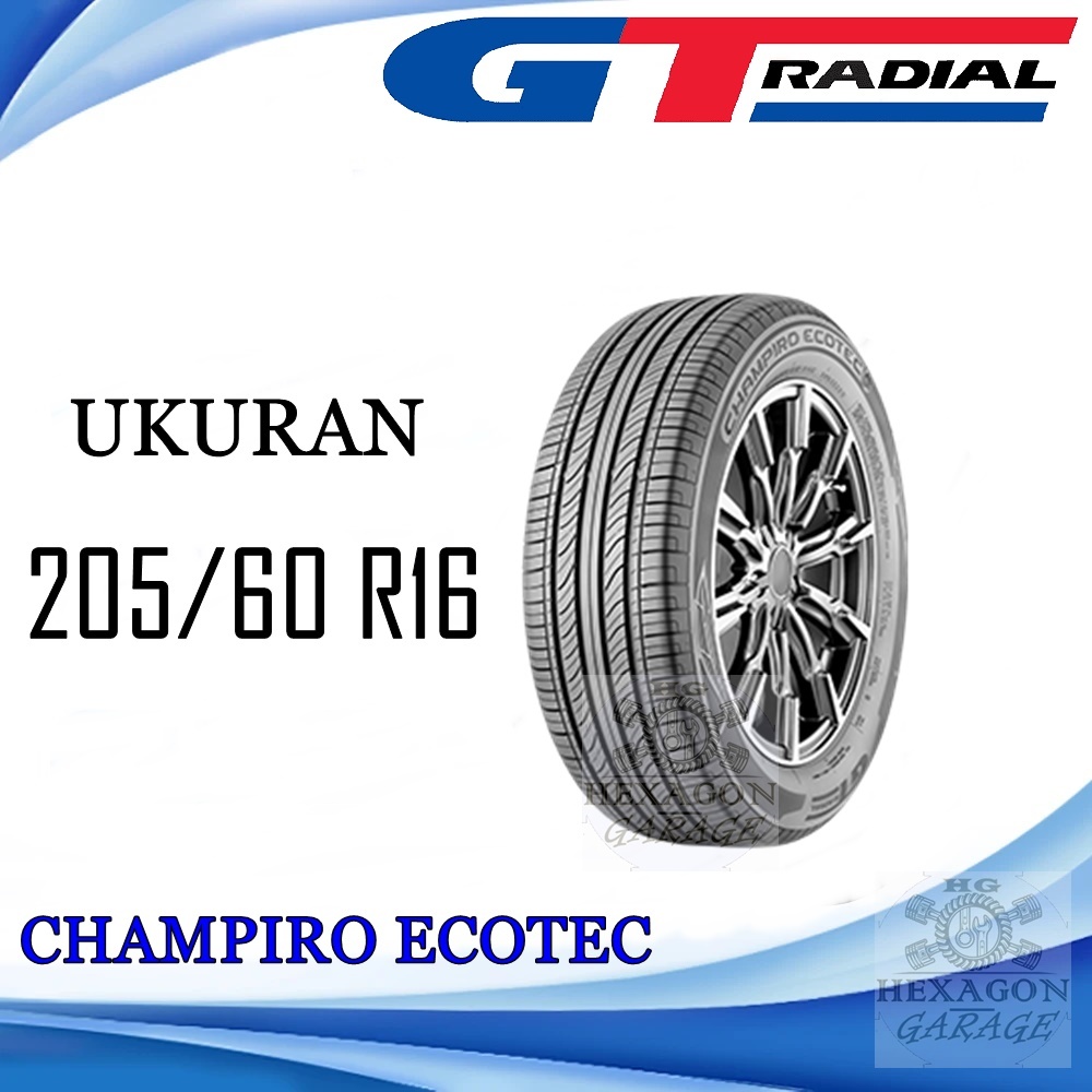Ban Mobil GT Radial 205/60 R16 Champiro Ecotec