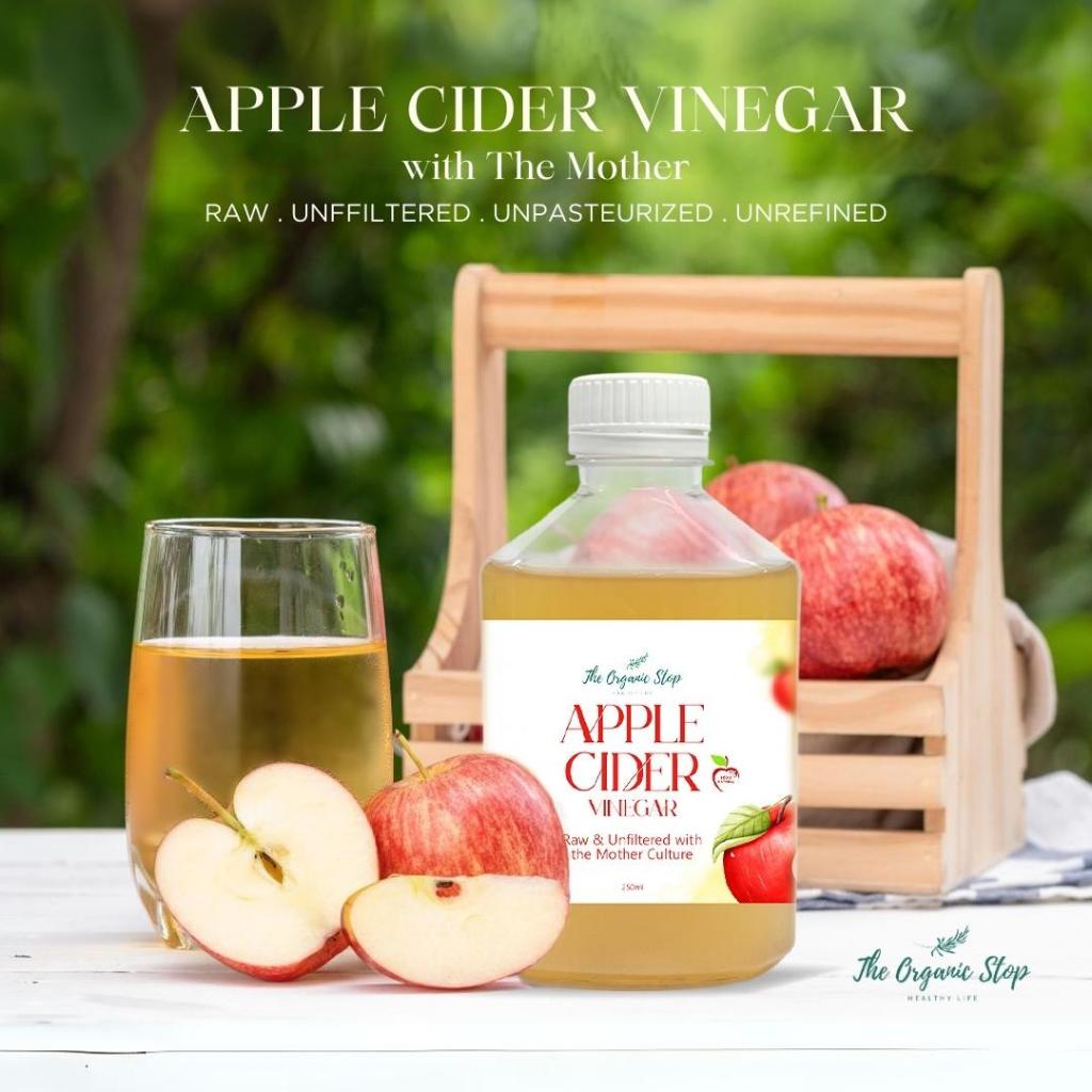 

TheorganicStop Cuka Apel Organik Apple Cider Vinegar with Mother 250ml