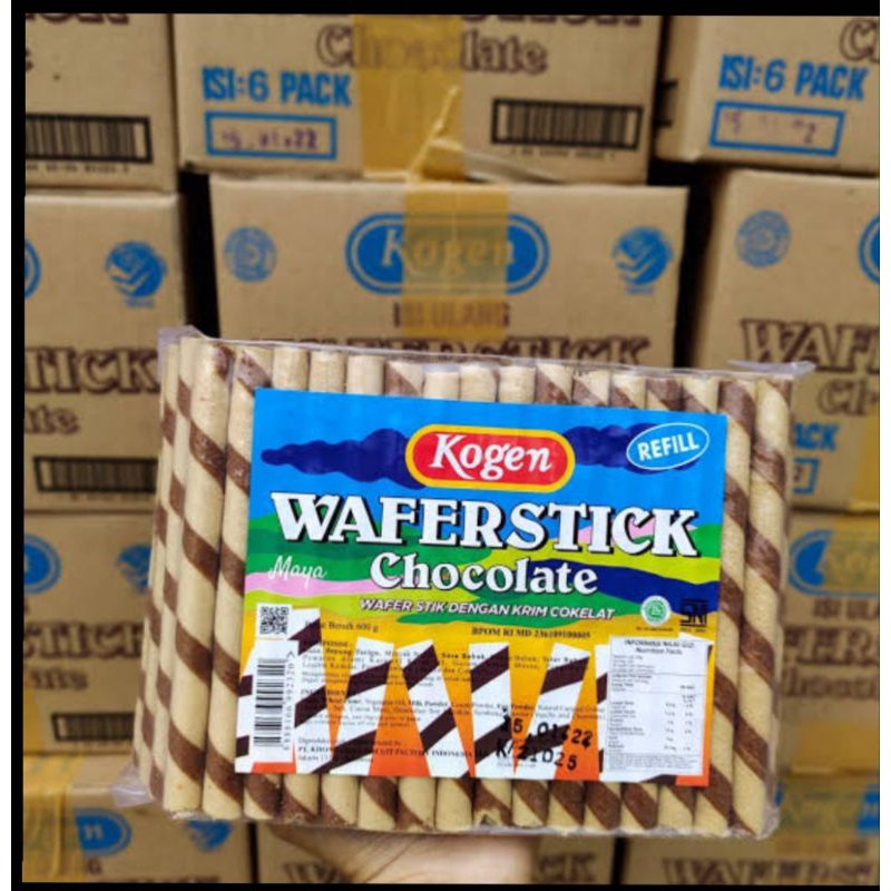 

Kogen Wafer Stick Coklat Refill ±600gr