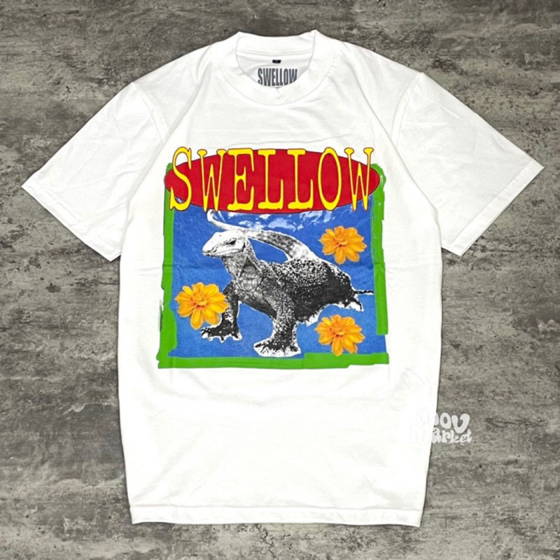 NOOV MUSIC Tshirt Baju Kaos Swellow - Biawak Tshirt - White | Original Merchandise