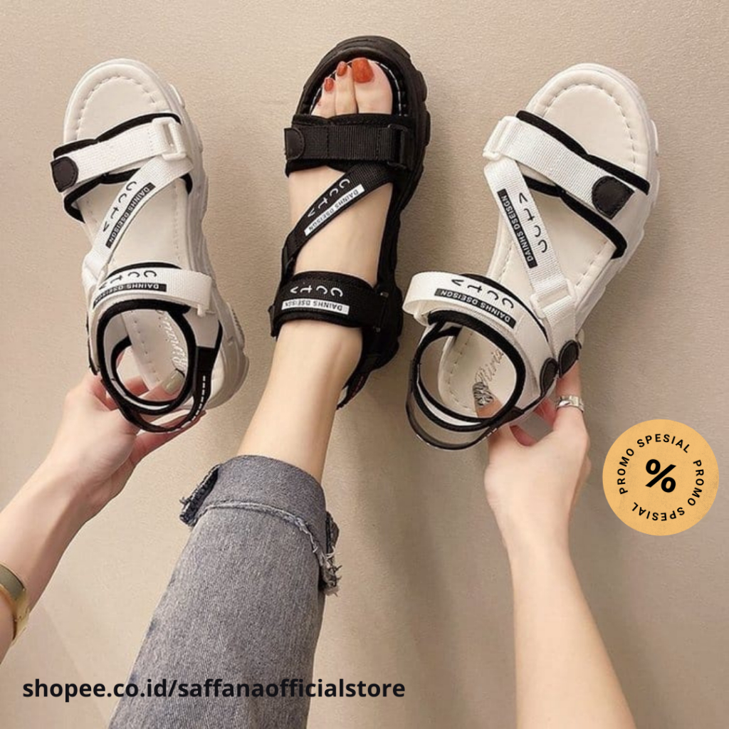 Sandal gunung wanita korean style Sandal Tali Wanita CCTV