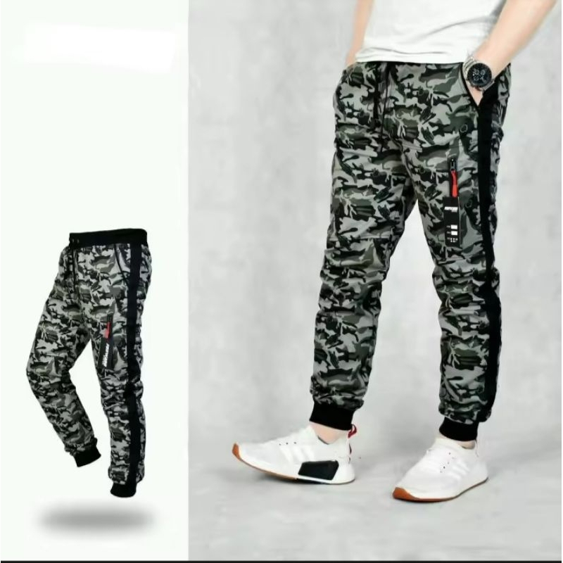 Celana Jogger Loreng Army/Celana Dewasa/Celana Cargo Loreng/Cargo Army/Loreng Cargo/Celana Pria/Cela