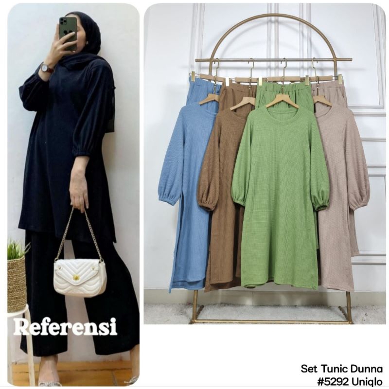 One set / Setcel / Setelan Tunik Uniqlo