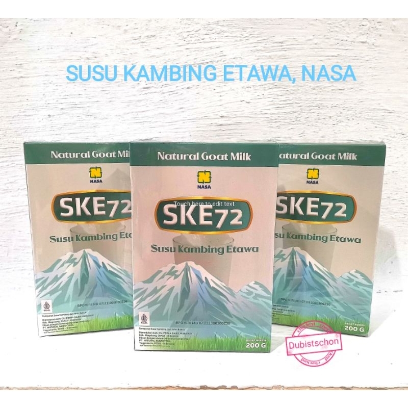 

SKE 72 - Susu Kambing Etawa SKE72 NASA 200gr