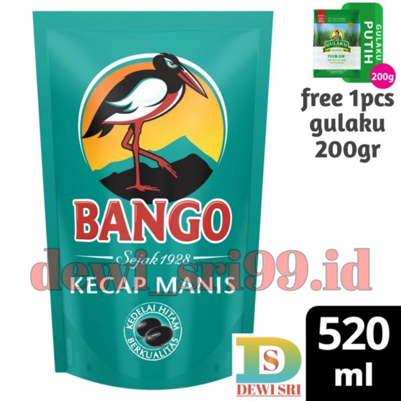 

Kecap Bango 720gr Free Gulaku Kemasan 200gr