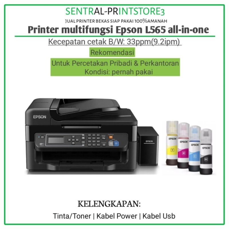 printer epson l565 wifi all in one