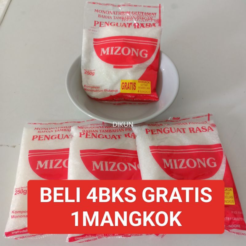 

MSG*Mizong Gratis Mangkok MURAH 250gr