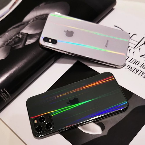 IPHONE 13 IPHONE 13 PRO IPHONE 13 PRO MAX SKIN AURORA RAINBOW ANTI GORES BELAKANG