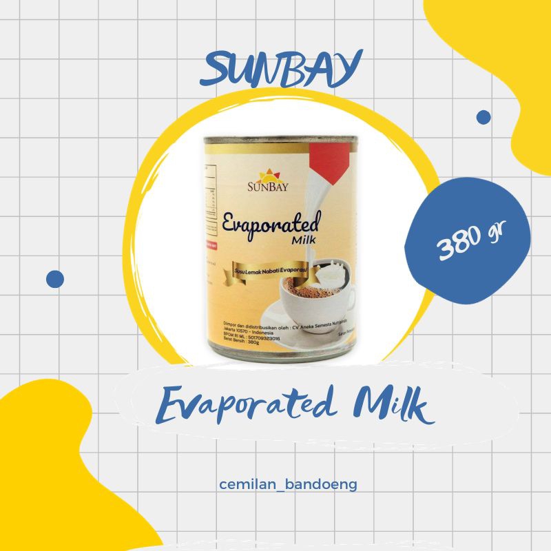 

SUNBAY SUSU EVAVORASI 380 ML