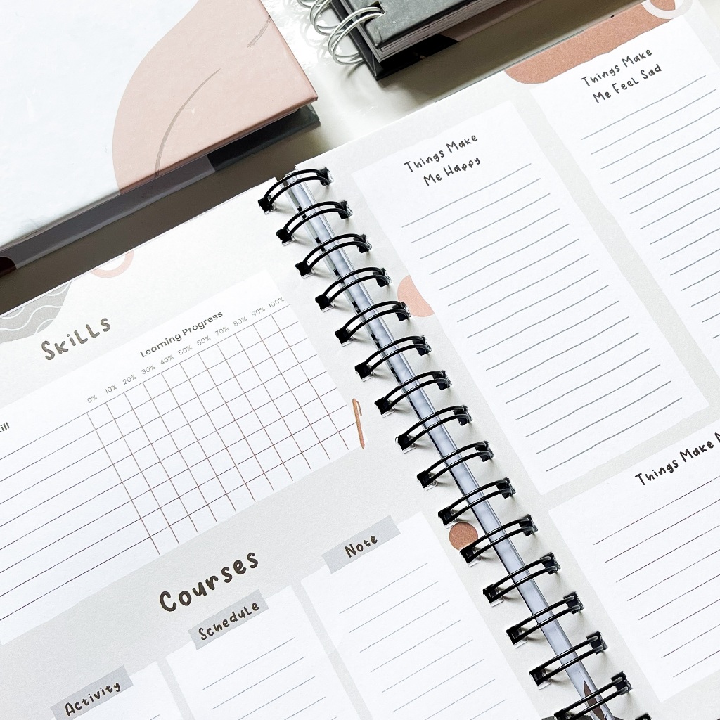 

Planner 2025 2026 Hardcover Undated / Monthly Planner / Weekly Planner / Daily Planner / Yearly