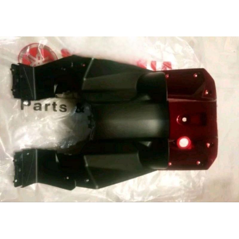 Cover dek kontak Nouvo Z merah marun legshield original Yamaha