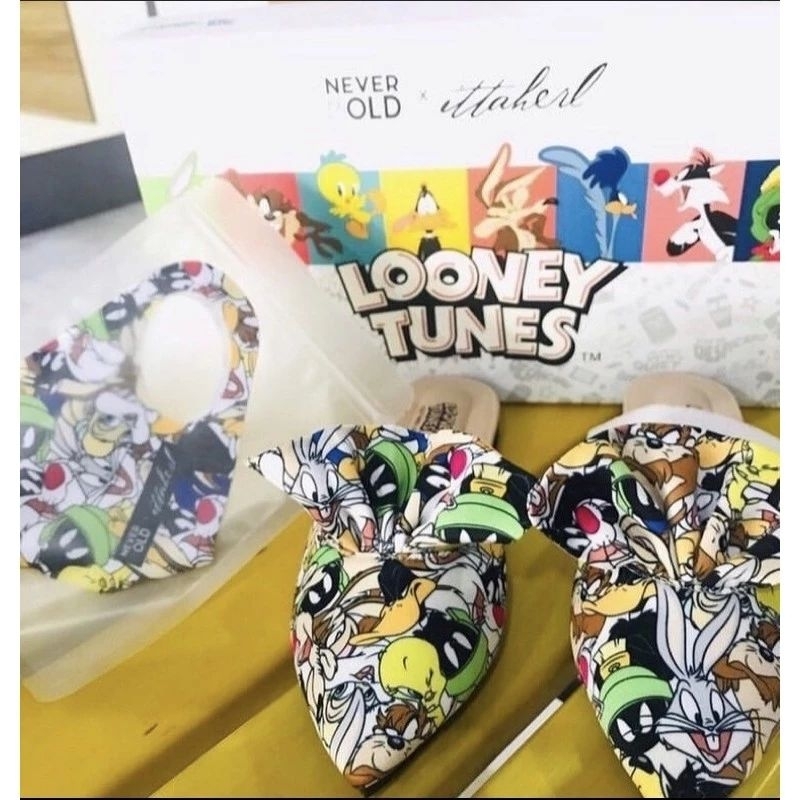 ittaherl x looney tunes flat shoes sepatu ittaherl