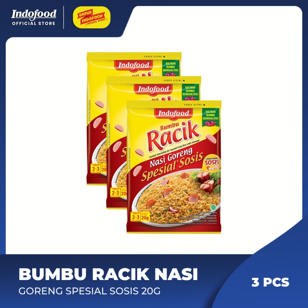 

Bumbu Racik Nasi Goreng Spesial Sosis 20g - 3 pcs