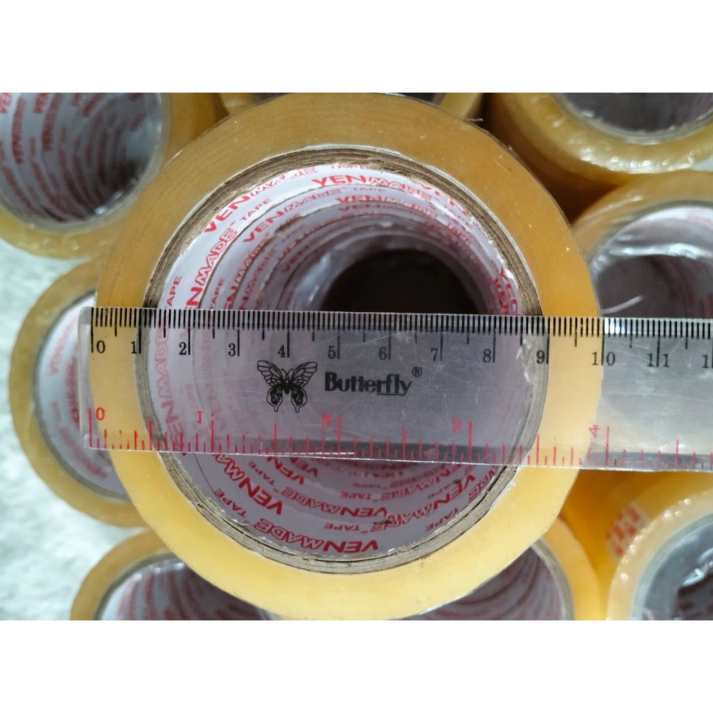 

Isolasi / Selotip bening 1 Inch x 72 yard Venmade (6ROLL)