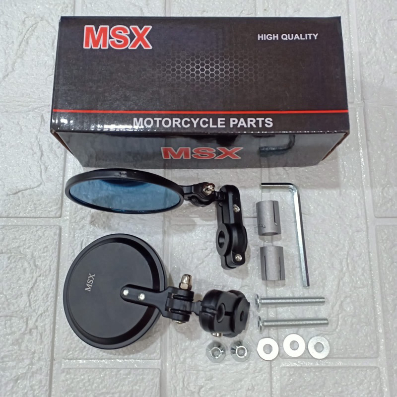 Spion Jalu Msx Spion Jalu Bulat Spion Bar End Msx Original Universal Semua Motor Nmax,Aerox,Pcx,Vari