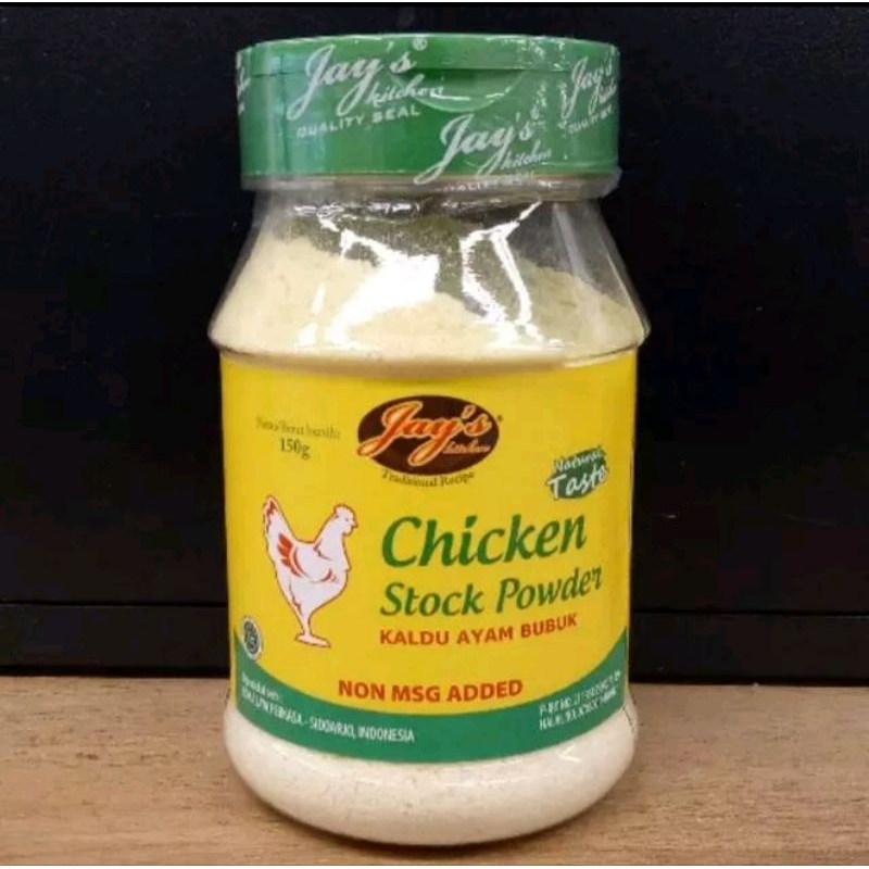

Jays Chicken Stock Powder 150gr / Kaldu Ayam Bubuk Non MSG