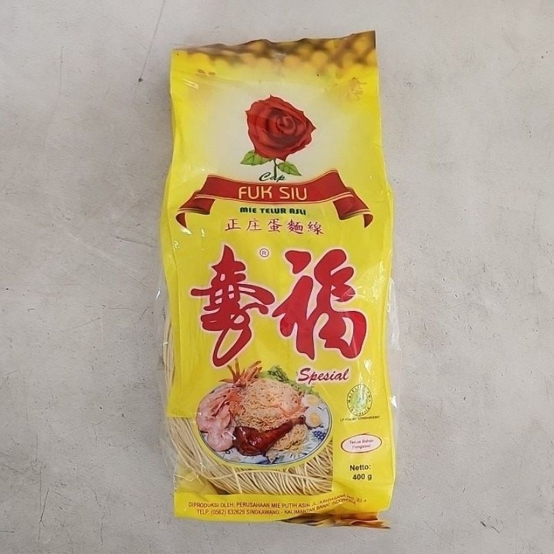

Mie Sua Cap Fuk Siu Telur Asli Kal-Bar 400 gram