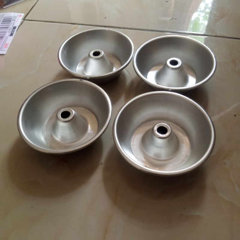 cetakan bolu mini alumunium/citakan tulban bolu kecil/cetakan kue