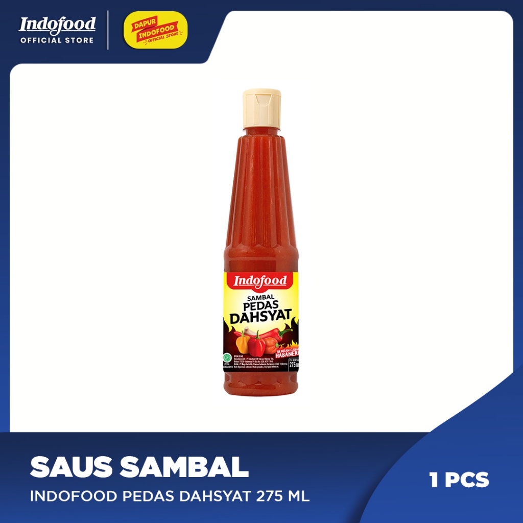

Sambal Indofood Pedas Dahsyat 275 ml