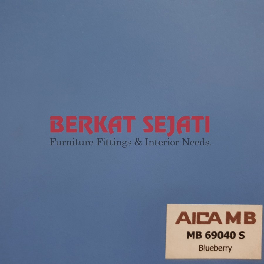 AICA HPL AICA MB 69040 S - BLUEBERRY BIRU BLUE BERRY - SOLID