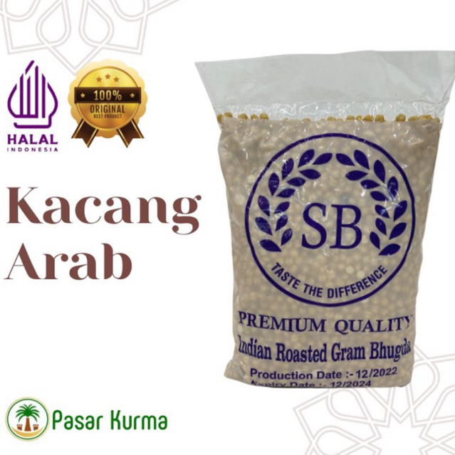 

Lezatoz_Genz Kacang Arab Chikpeas 1Kg Roasted / Kacang Jagung