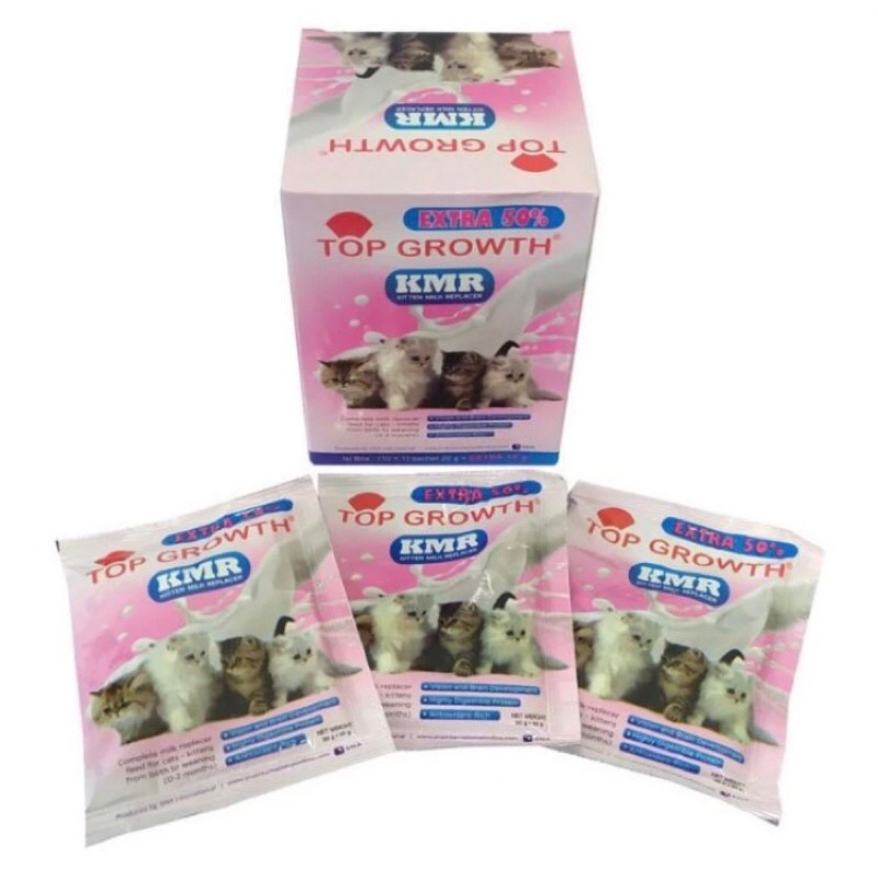 

SUSU TOP GROWTH 30gr susu anak kucing / susu kucing