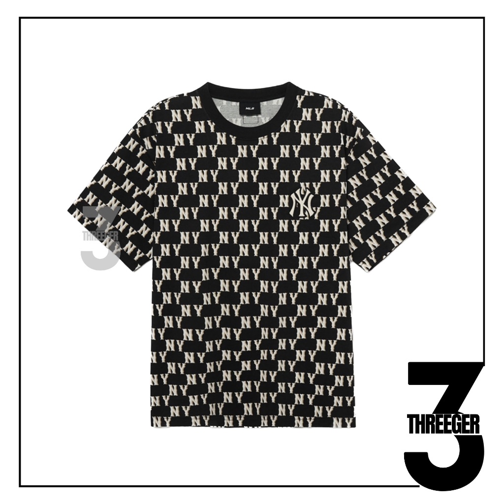 MLB Classic Monogram New York Yankees Tee Black Original