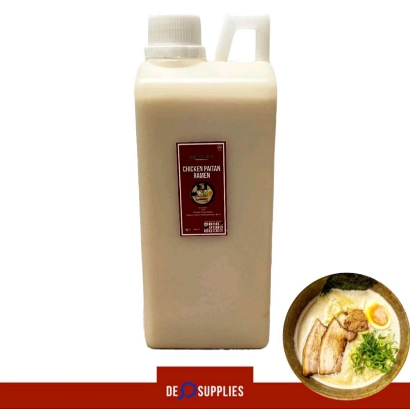 

Chicken Paitan Ramen Sentaste 5kg - Kuah Ramen Kaldu Ayam Creamy Halal