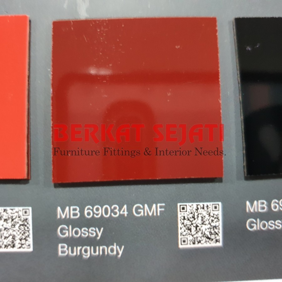 AICA HPL AICA MB 69034 GMF - GLOSSY BURGUNDY RED MERAH - SOLID GLOSS