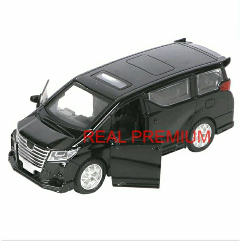 mobil mainan Alphard pullback,  metal ,miniatur
