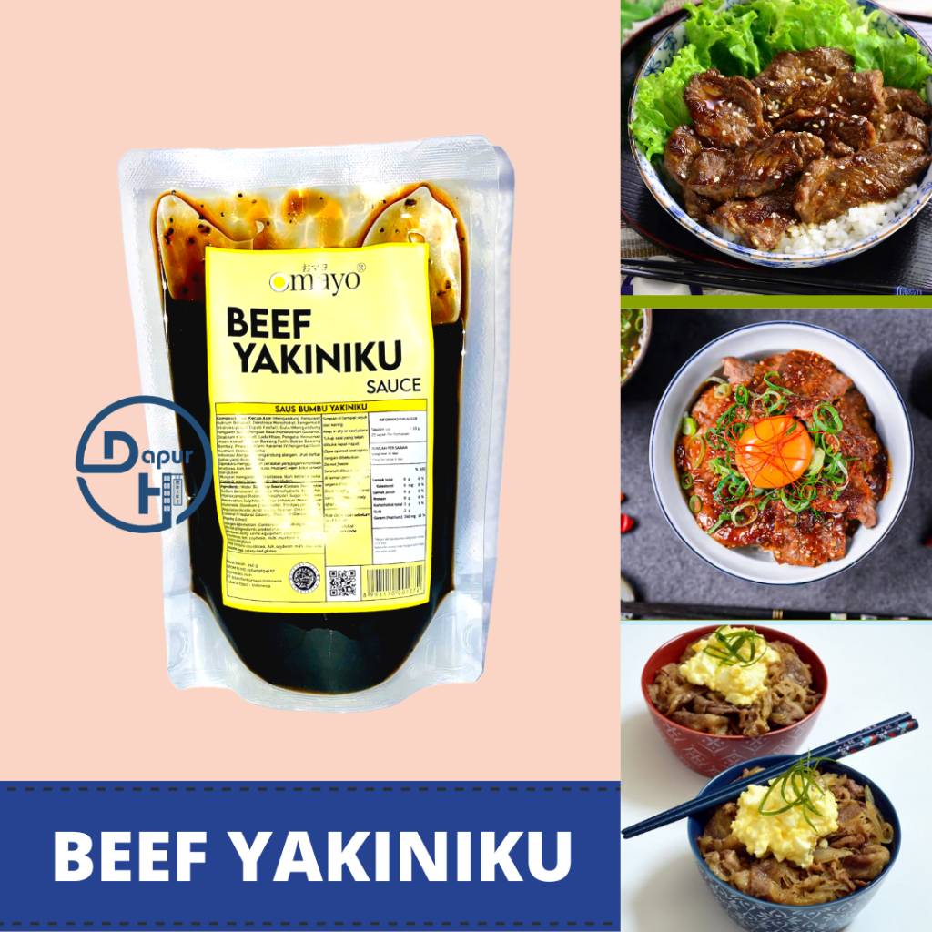 

OMAYO Beef Yakiniku 250 g Halal | Saus Yakiniku