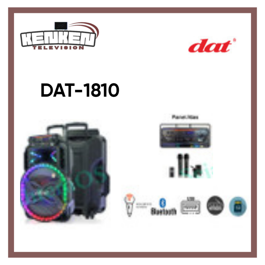 SPEAKER BLUETOOTH TROOKY DAT 1810 SPEAKER KAROKE 18 INCH