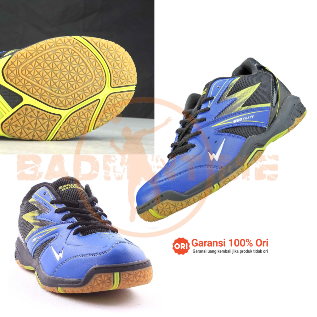 Eagle Meteor Sepatu Olahraga Badminton / Bulutangkis Original