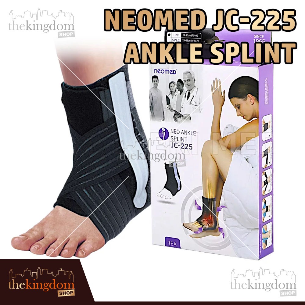 Neomed JC-225 Ankle Splint Terapi Sendi Penyangga Mata Kaki Body Support