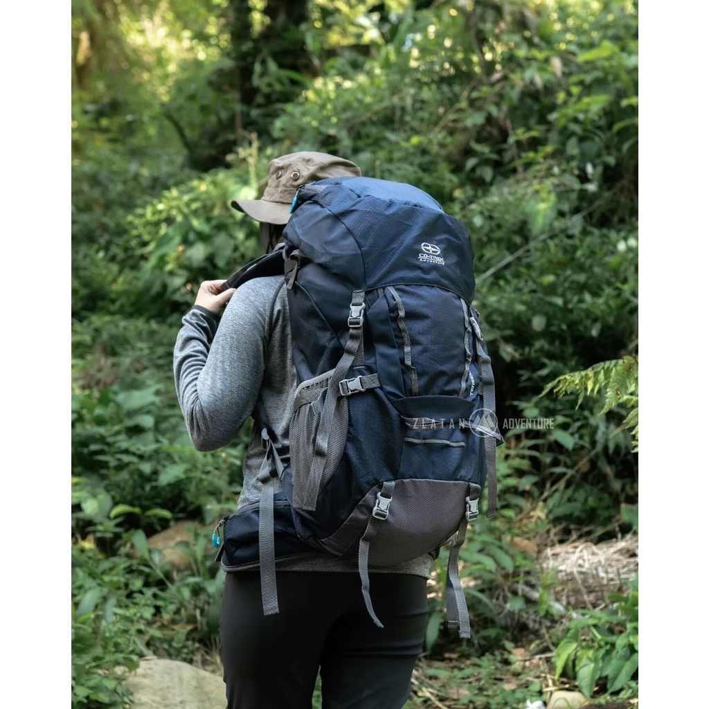 Tas Gunung / Carrier Co-trek Tenggarong 55+5L Include Rain Cover Original