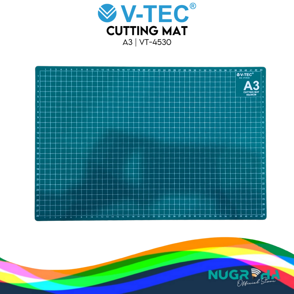 

Alas Potong Ukuran A3 PVC Cutting Mat Cutting Pad Board Alat DIY V-TEC 4530