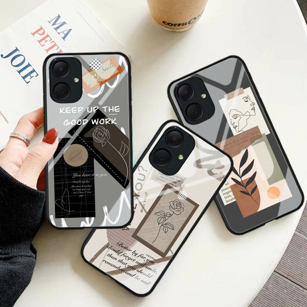 Softcase kaca Samsung A05 A05s - kesing hp Samsung A05 A05s - Case Samsung A05 A05s - Case Cantik Sa